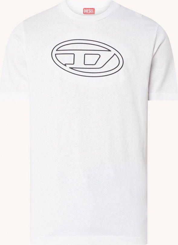 Diesel T Just Bigoval T shirt met 3D logoprint online kopen
