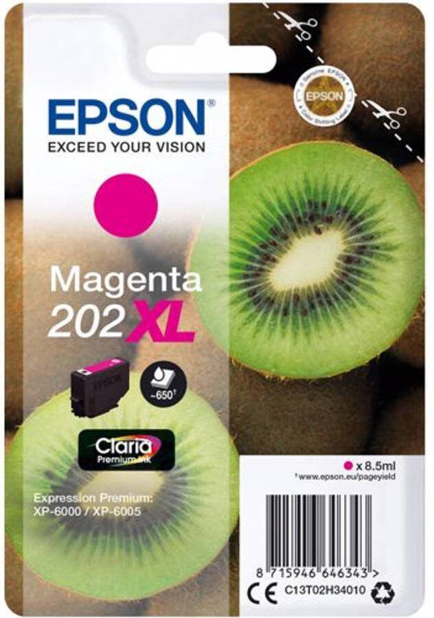 EPSON 202XL Singlepack Magenta Claria Premium Ink