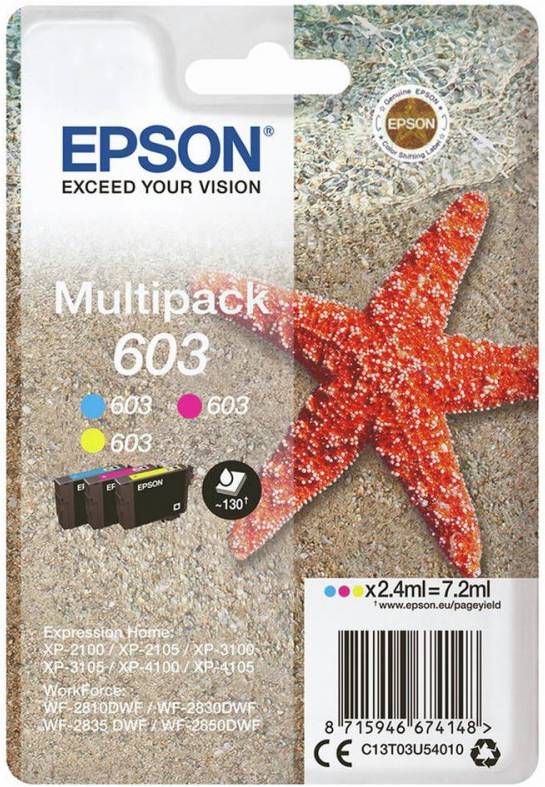 Epson Cartridge Multipack Kleur(3 Stuks )