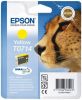 Epson inktcartridge T0714, 415 pagina&apos, s, OEM C13T07144012, geel online kopen