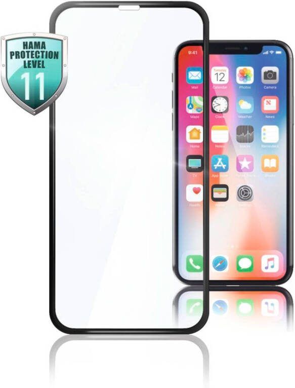 Hama Displaybeschermingsglas 3D Full Screen beschermglas Apple iPhone XS Max, 11 Pro Max, glas