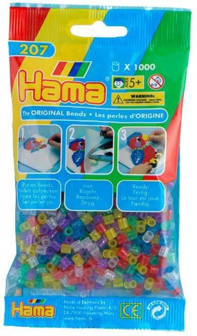 Hama Strijkkralen Glitter 1000 delig