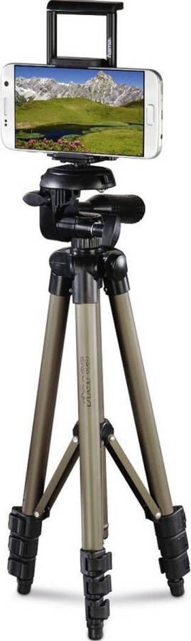 Hama Tripod Voor Smartphones/Tablets Aluminium Zwart