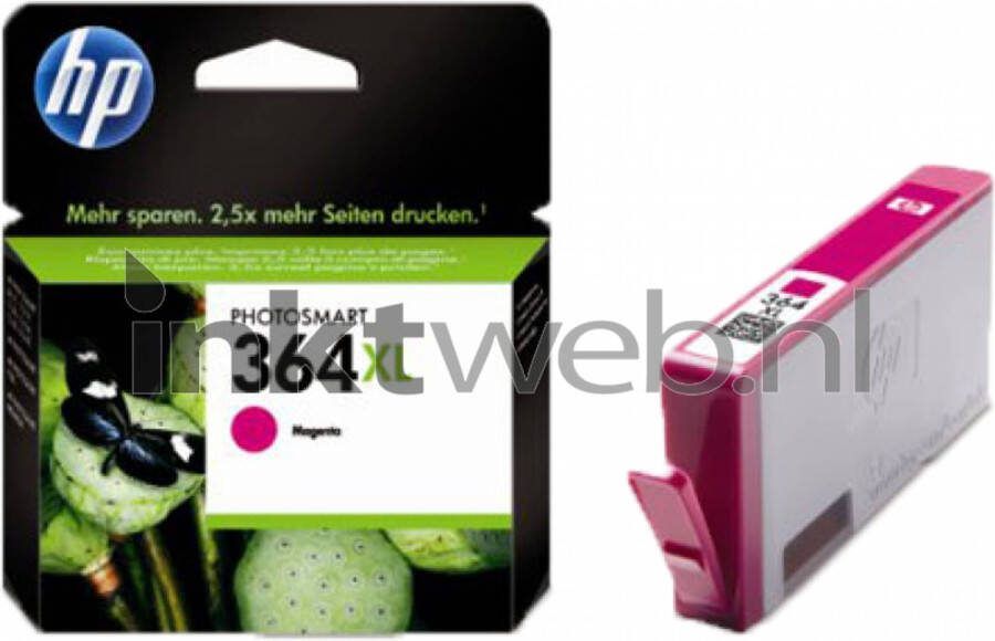 hp inktcartridge 364XL, 750 pagina&apos, s, OEM CB324EE, magenta
