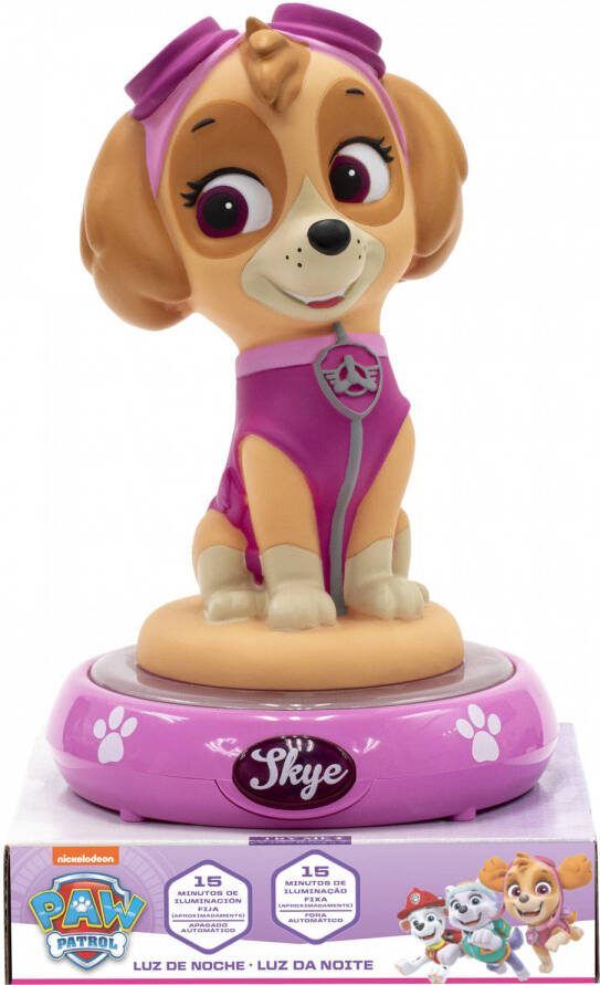 Nickelodeon Nachtlamp 3d Paw Patrol Skye Led 15 X 13, 5 Cm Roze