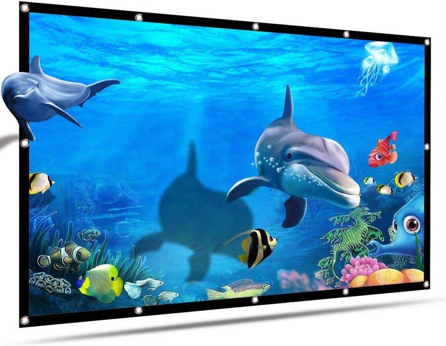 False Overmax Pro Screen 100 Inch Zwart