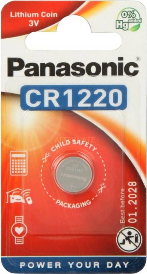 Panasonic Lithium Cr1220 3v Blister 1