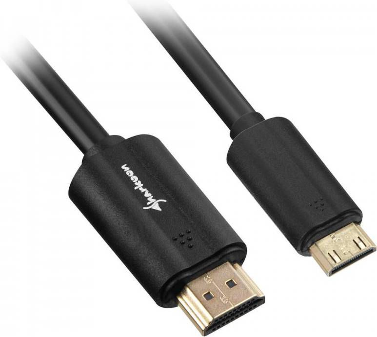 Sharkoon Hdmi > Mini hdmi 2.0 Kabel, 2, 0 Meter