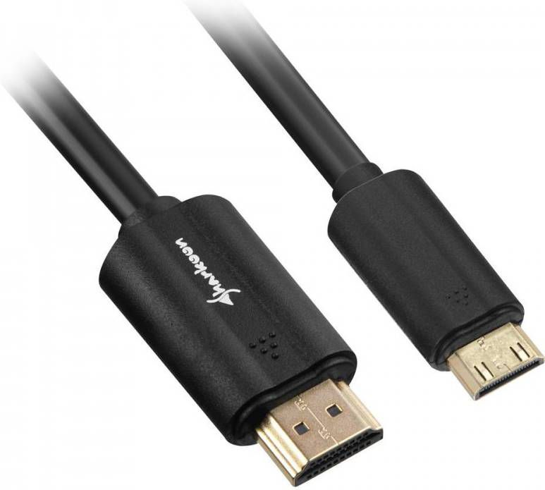 Sharkoon Hdmi > Mini hdmi 2.0 Kabel, 3, 0 Meter