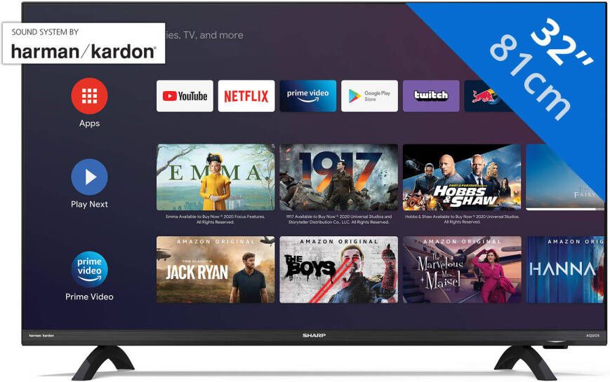 Sharp Aquos 32di3ea 32 Inch Hd ready Android Smart tv