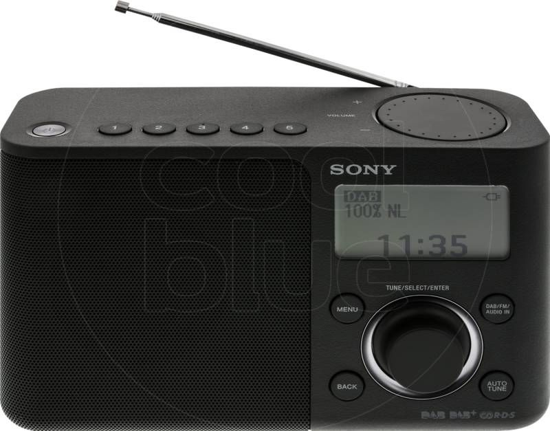 Sony XDR S61D Zwart