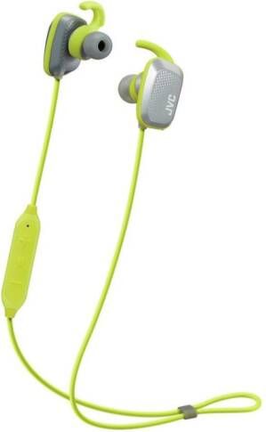 JVC HA ET65BV H Draadloze sport hoofdtelefoon Groen/Grijs