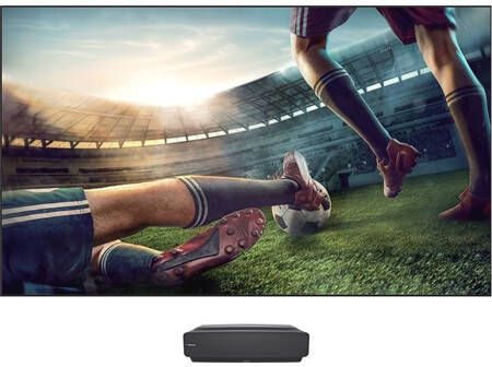 Hisense Laser tv 100L5F B12(100 inch ), 254 cm/100 ", 4K Ultra HD, Smart TV, Triple tuner, inclusief hard panel