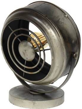 Duverger Beamer Tafellamp metaal oud zilver met LED lichtbron