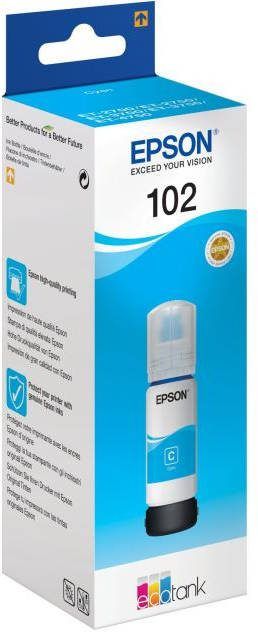 Epson 102 Ecotank Cyaan inktfles voor o.a ET 2750, ET 2850, ET 3750
