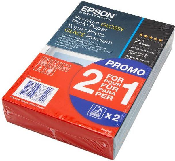 Epson SO42167 Prem Glanzend 10 X 15 Fotopapier 2X40vel