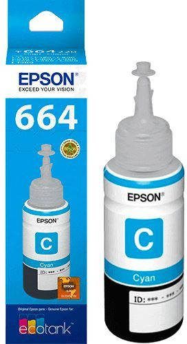 Epson T6642 cyaan 70 ml 1 pack EcoTank o.a Voor ET 2650, ET4500