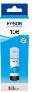 Epson inktfles 106, 70 ml, OEM C13T00Q240, cyaan