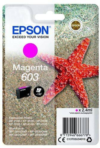 Epson inktcartridge 603, 130 pagina&apos, s, OEM C13T03U34010, magenta