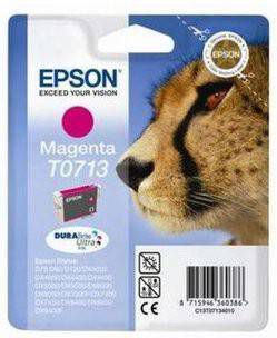 Epson inktcartridge T0713, 250 pagina&apos, s, OEM C13T07134012, magenta