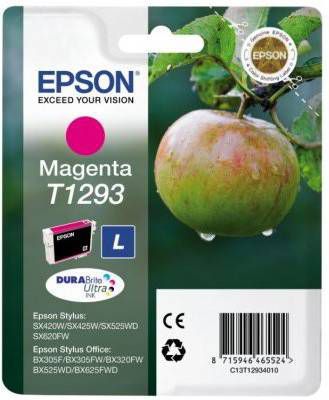 Epson inktcartridge T1293, 330 pagina&apos, s, OEM C13T12934012, magenta