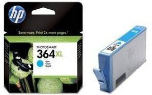 hp inktcartridge 364XL, 750 pagina&apos, s, OEM CB323EE, cyaan
