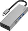 Hama USB adapter USB C hub multipoort 4 poorten 2x USB A USB C HDMI™ USB C adapter online kopen