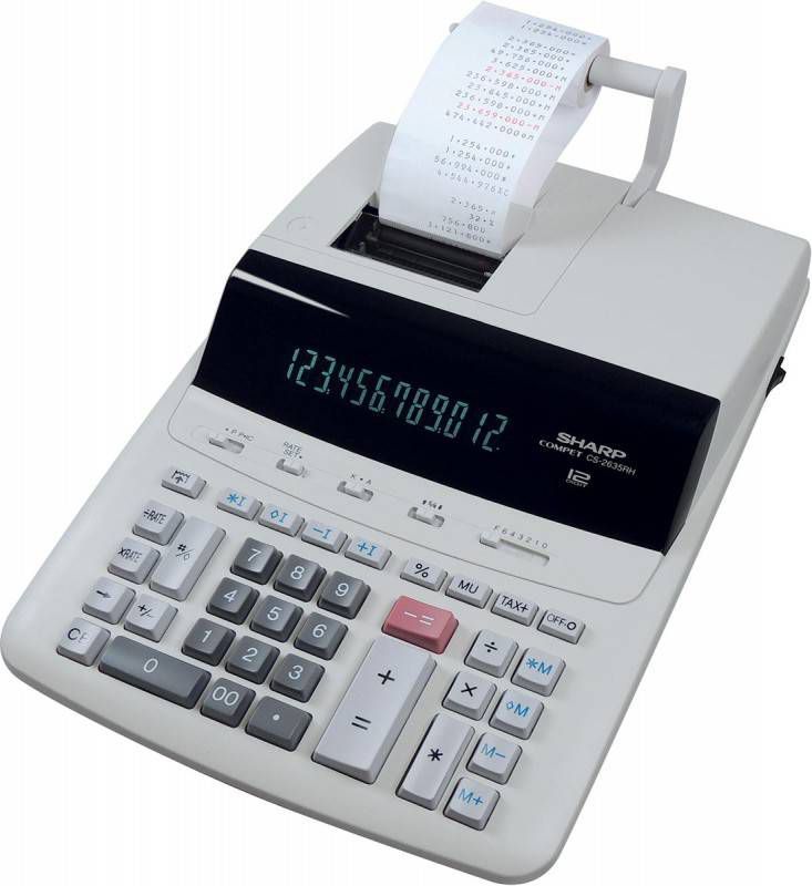 Sharp bureaurekenmachine CS 2635RH