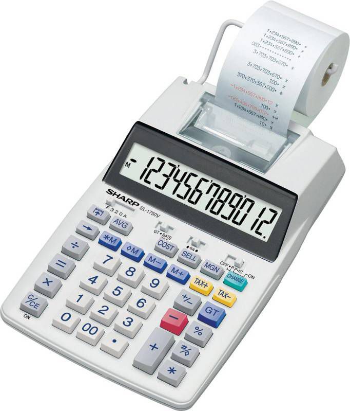 Sharp bureaurekenmachine EL 1750V