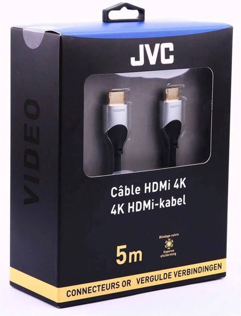 JVC HDMI kabel HDMI ULTRA HD 4K GOLD CONNECTORS 5M