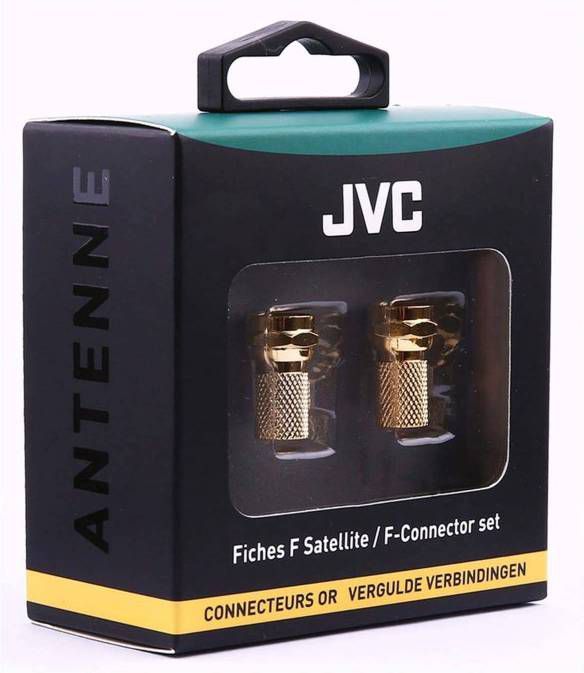 JVC antennekabel SATELLITE COAXIAL ADAPTOR MALE/FEMALE X 2 + PROTEC