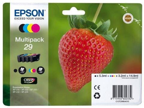 Epson inktcartridge 29, 180 pagina&apos, s, OEM C13T29864012, 4 kleuren